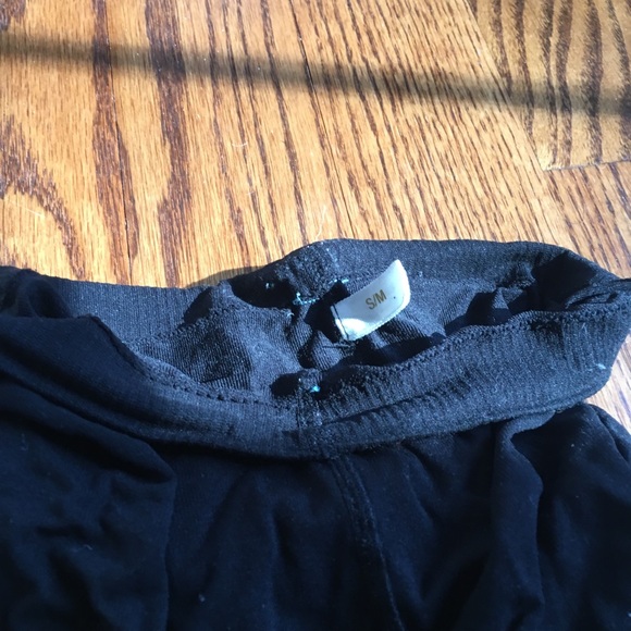 KATE SPADE Black Opaque Crystal Footed Tights S/M - Picture 4 of 6